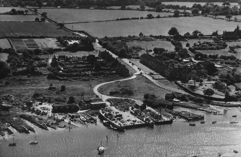 Buckler's Hard in the immediate post-war period.